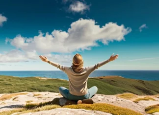 Life Promises You Should Make To Yourself Confident person reflecting peacefully on scenic coastal overlook