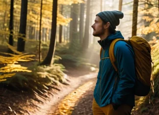 6 Powerful Choices that will Change Your Life Traveler standing thoughtfully at fork in sunlit forest trail