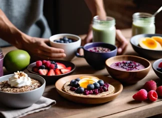 14 Delicious and Easy Vegan Breakfasts That You Will Surely Love Gourmet vegan breakfast spread with smoothie bowls, avocado toast, and fruit