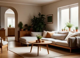 7 People Habits that must Obey Inside the House Warm, tidy living room interior reflecting domestic harmony and order