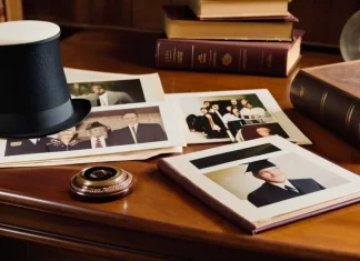 High School Memories that you’ll Treasure Vintage yearbook open beside nostalgic photos and graduation tassel on desk
