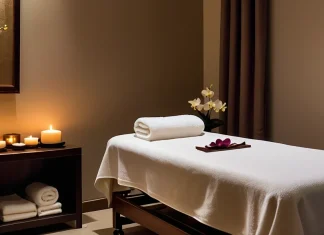 The Definitive Guide to Popular Types of Massage Therapy Tranquil spa room with prepared massage table, warm towels and soft candlelight