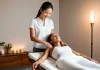 What is Access Bars? A Modern Approach to Emotional and Mental De-Stressing Practitioner gently touching acupressure points on head in relaxing wellness suite