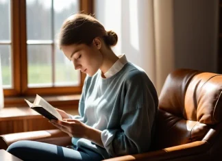 The Art of Digital Silence: How to Overcome Burnout in an Era of Endless Content Person reading book peacefully with smartphone turned face down on table