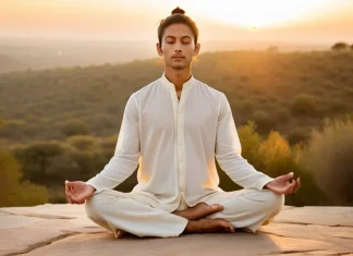 Signs of Kundalini Awakening: What the Texts Say vs. What Actually Happens Yogi meditating in lotus pose at dawn experiencing harmonious inner energy flow