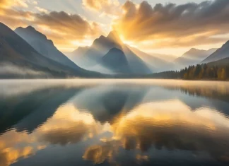 The Art of Turning Negative into Positive Thoughts: What CBT and Neuroscience Say Sunlight breaking through morning clouds over tranquil lake symbolizing mental clarity